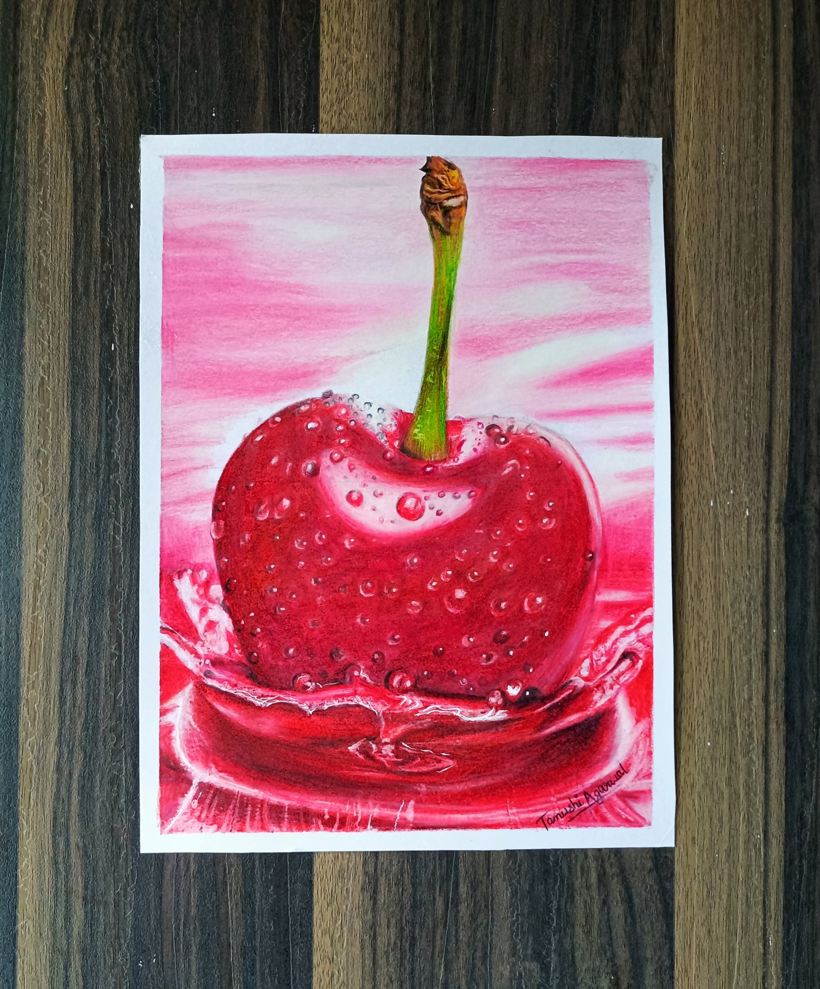 Commissioned colour pencil artwork by PurplePawzz